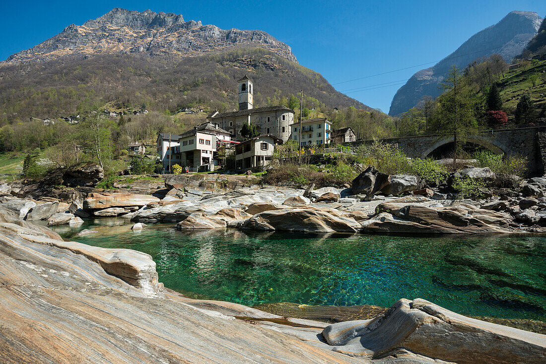 Lavertezzo, Verzasca Valley, Valle Verzasca, Canton Ticino, Switzerland