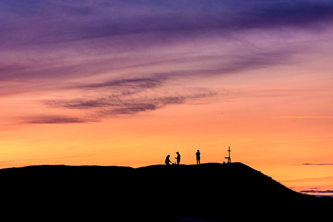 Abendstimmung auf dem Oberlande, Helgoland, Nordsee, Nordseeküste, Deutsche Bucht, Schleswig Holstein, Deutschland, Europa,