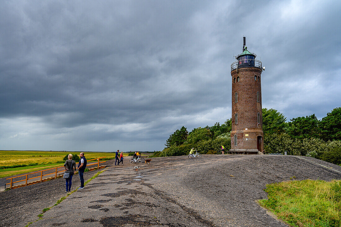 Lighthouse St. Peter Böhl, St. Peter Ording, North Friesland, North Sea Coast, Schleswig Holstein, Germany, Europe