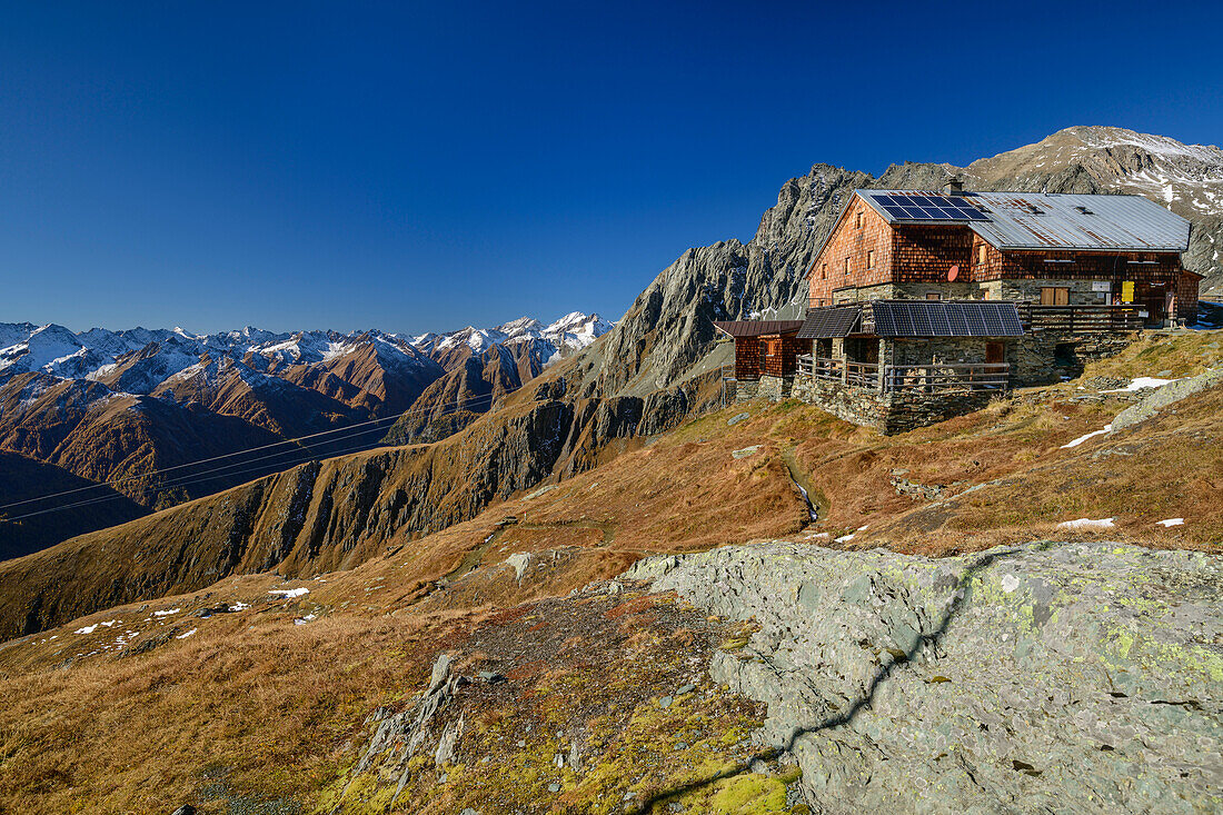Bonn-Matreier Hut in Virgental, Virgen Valley, Hohe Tauern, Hohe Tauern National Park, East Tyrol, Austria