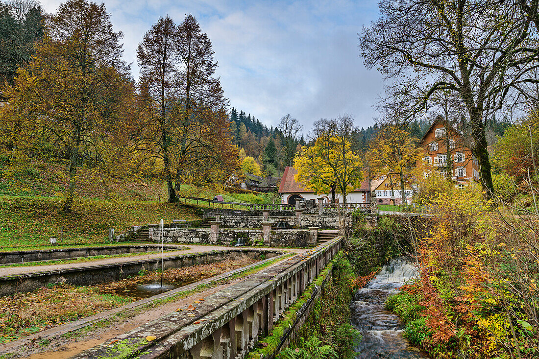 Anlage Allerheiligen im Herbst, Allerheiligen, Nationalpark Schwarzwald, Schwarzwald, Baden-Württemberg, Deutschland