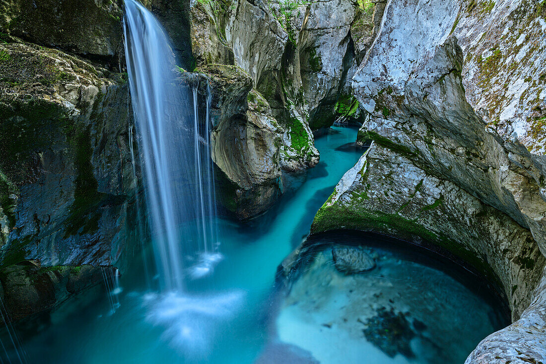 Soca-Canyon, Soca-Tal, Julische Alpen, Triglav Nationalpark, Slowenien