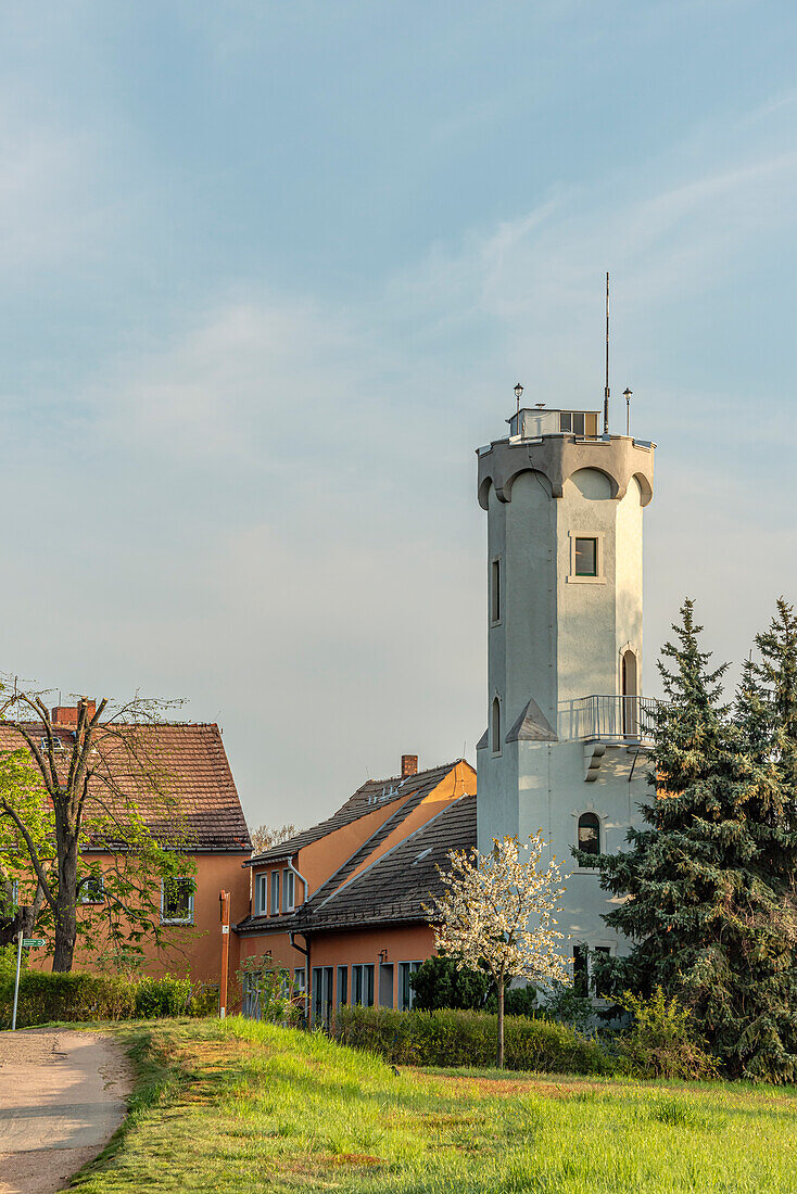 Bosel Tower on the Boselspitze in the Spargebirge in Saxony, Germany