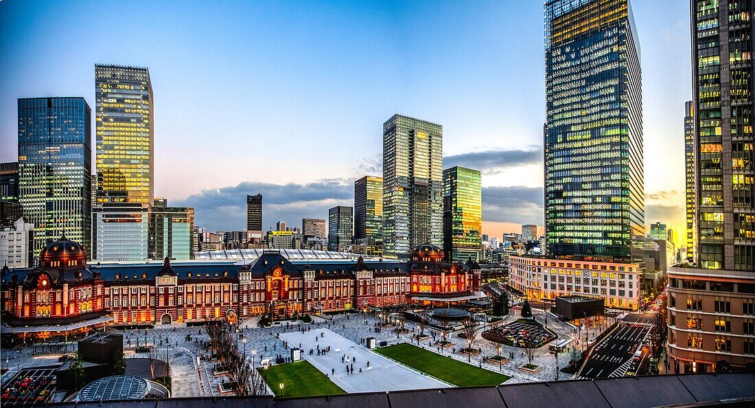 Japan,Tokyo City,Toky Station,west side.