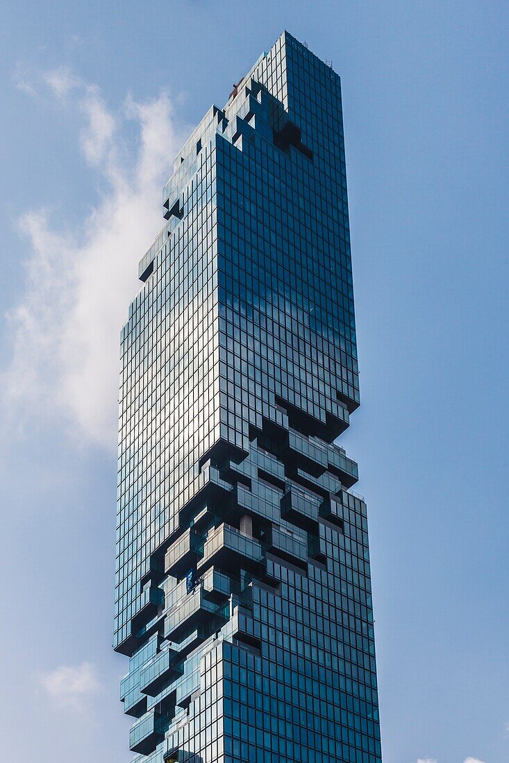 Thailand, Bangkok, Silom, Maha Nakhon Turm.