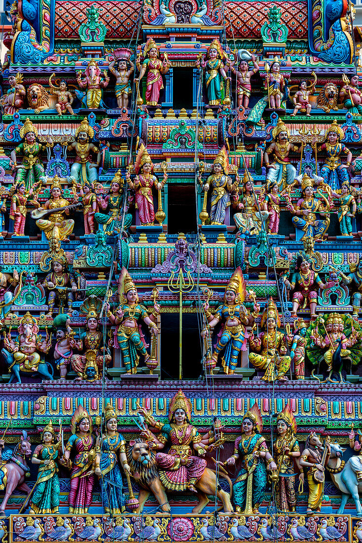 Hindisches Tempeldetail, Singapur