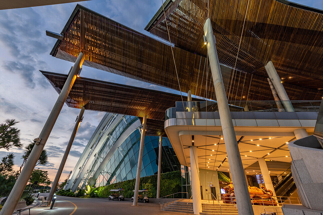 Wolkengarteneingang; Marina Bay-Gärten; Singapur