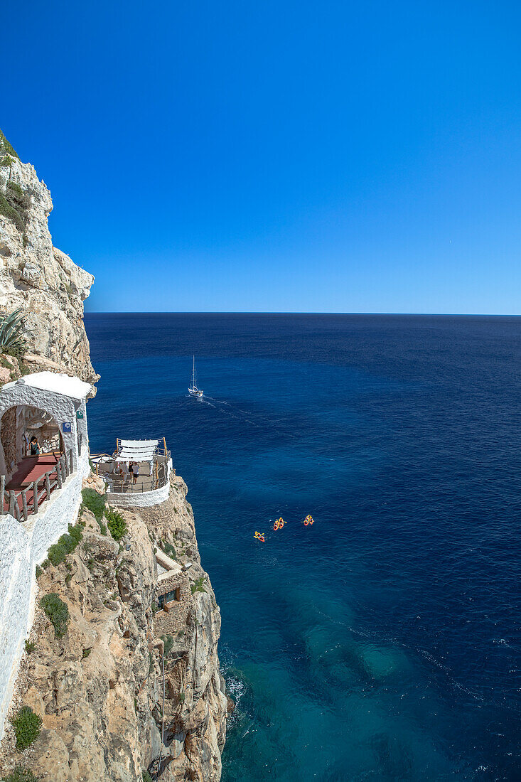 Cova d'en Xoroi, Menorca, Balearen, Balearische Inseln, Spanien, Europa