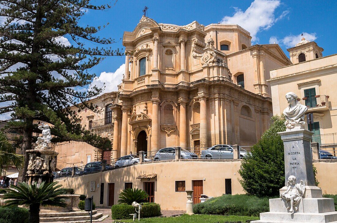 Kirche von San Domenico, Noto, Siracusa, Sizilien, Italien.