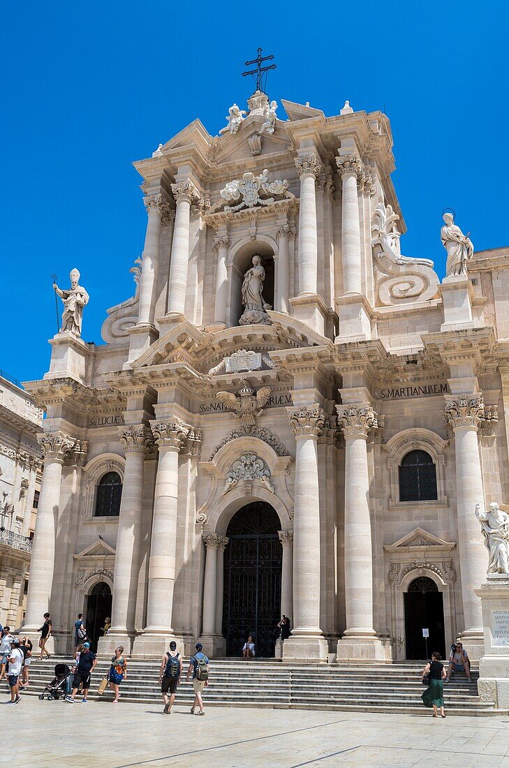 Kathedrale von Syrakus, Syrakus, Sizilien, Italien.