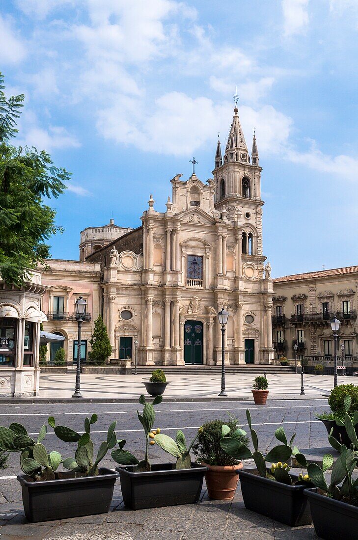 Kirche der Heiligen Peter und Paul, Acireale, Catania, Sizilien, Italien.