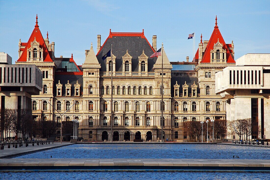 Das New York State Capitol in Albany.