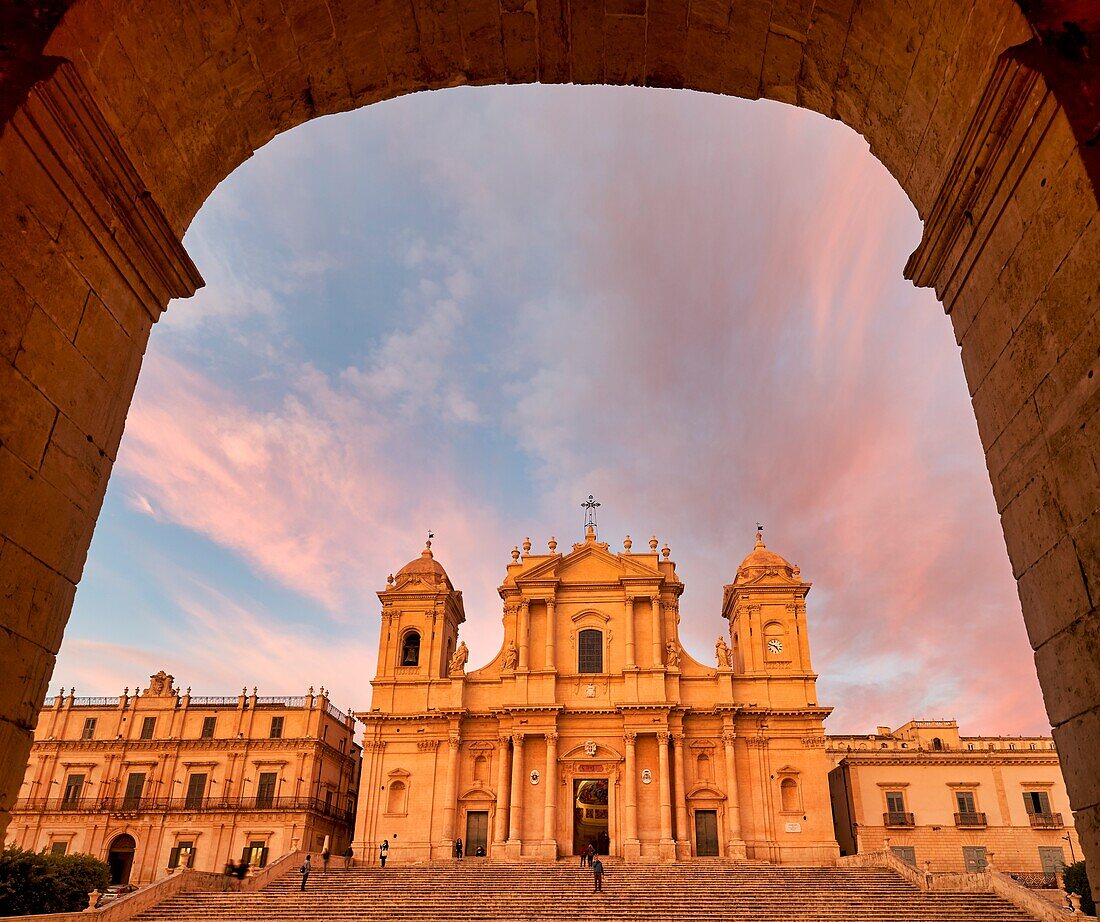 Noto Cathedral Sicily Italy.