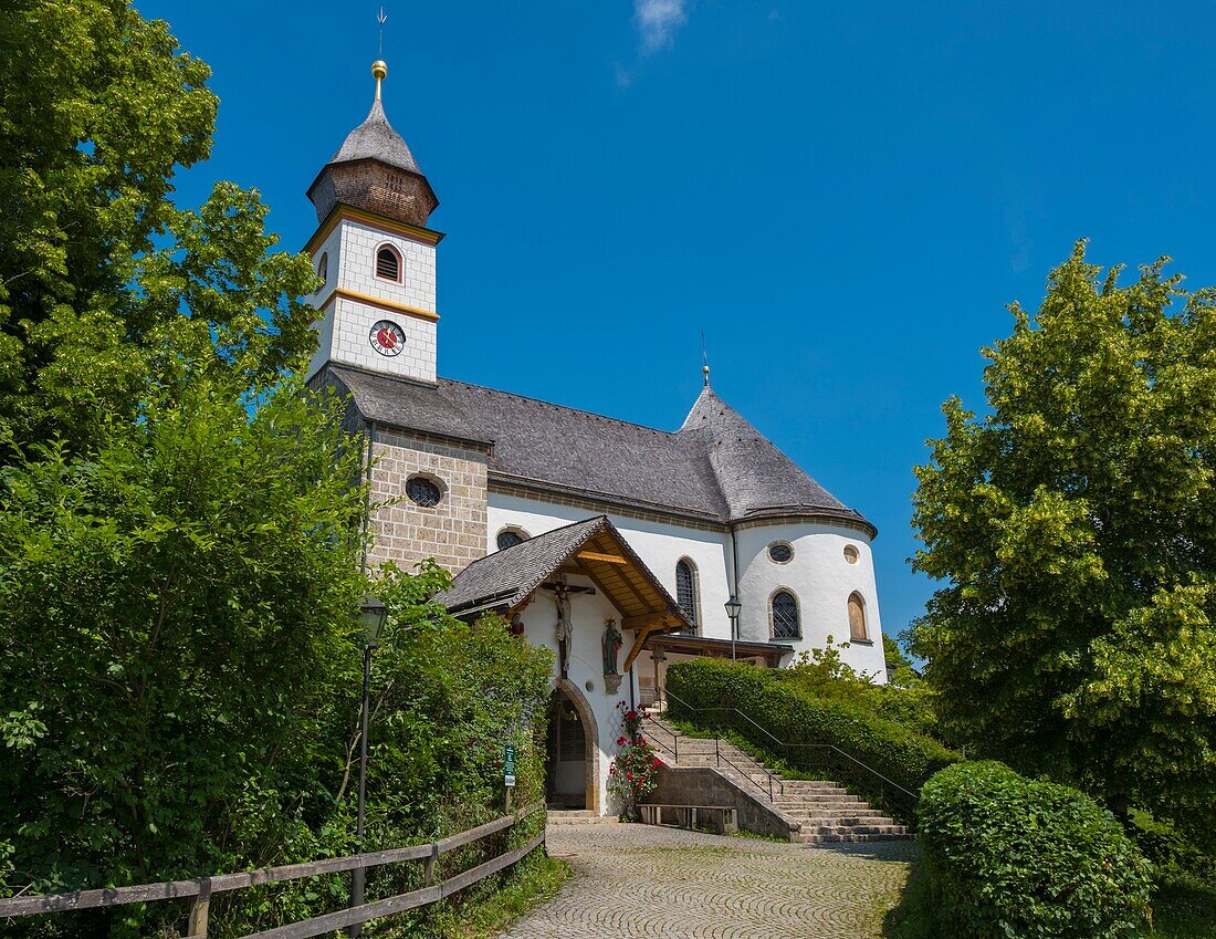 Kloster Maria Eck bei Siegsdorf in Oberbayern.