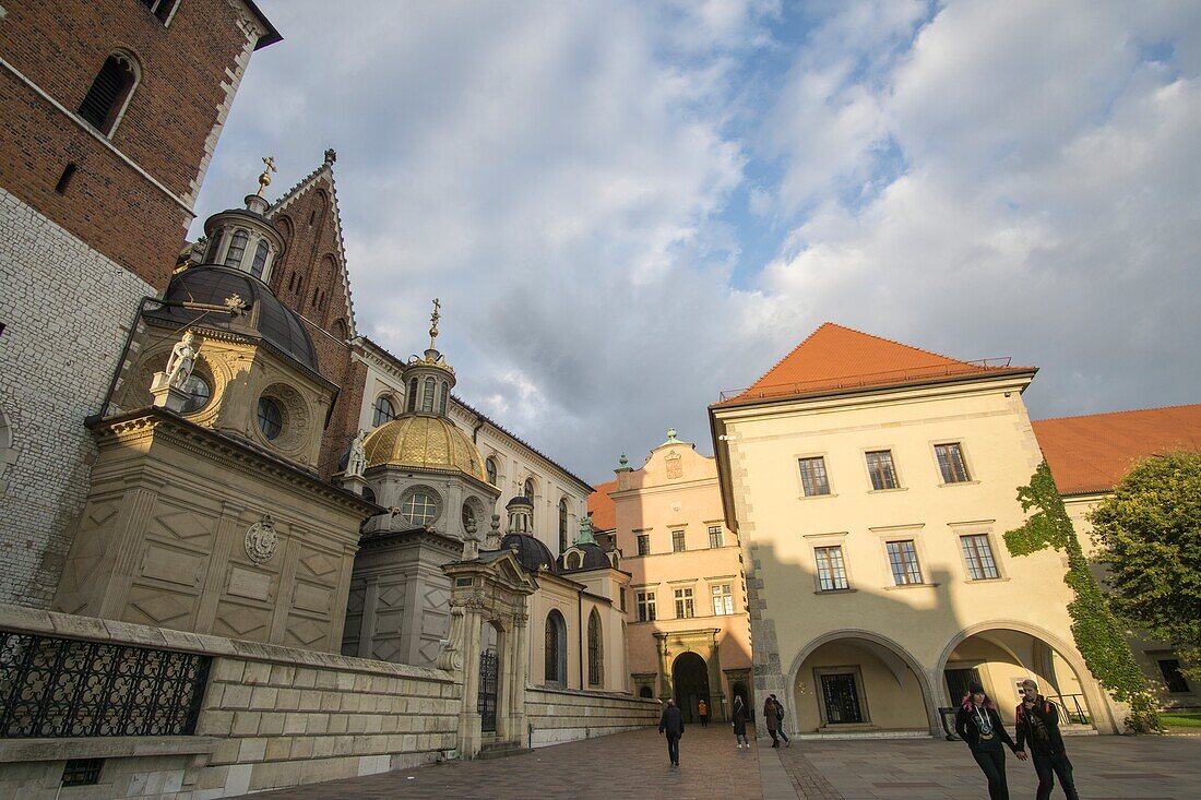 Kathedrale auf Schloss Wawel in Krakau Polen.