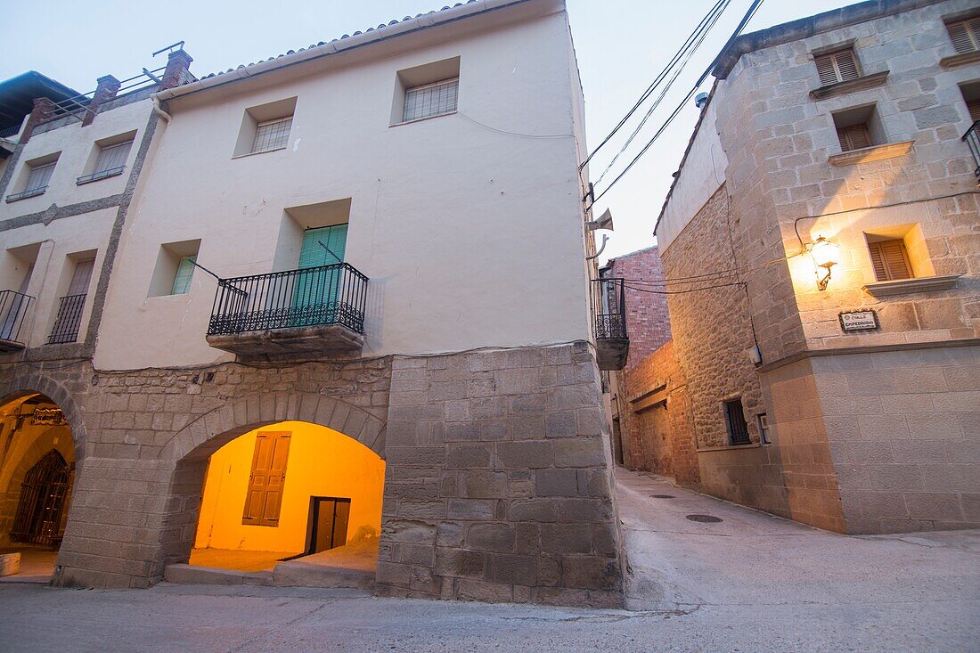 La Fresneda ist eines der schönsten Dörfer in Spanien Teruel Aragon Spanien Matarrana County.
