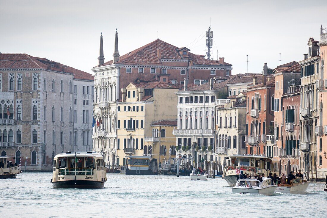 Venedig, Venetien, Italien: Canal Grande.