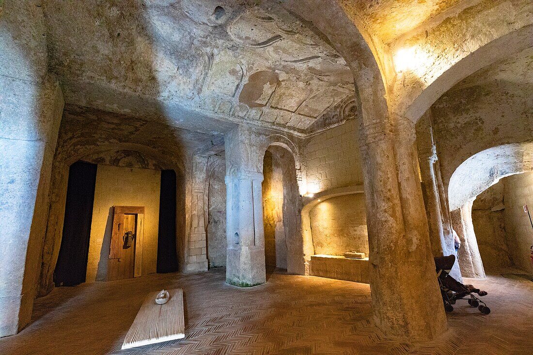 Ländliche Innenkirche Matera Italien