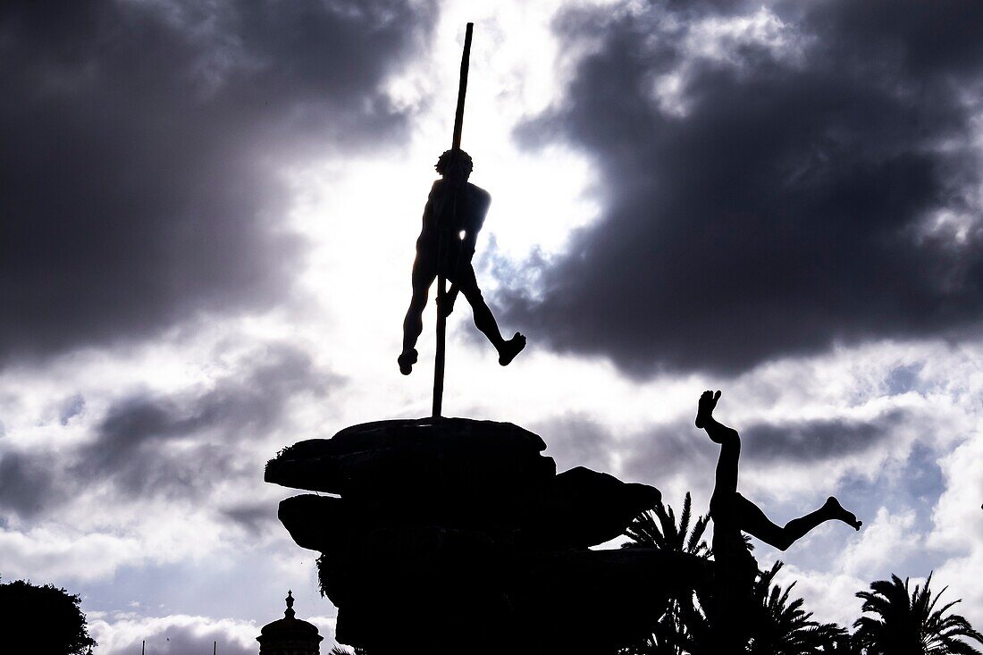 Guanche Monument in Las Palmas de Gran Canaria.