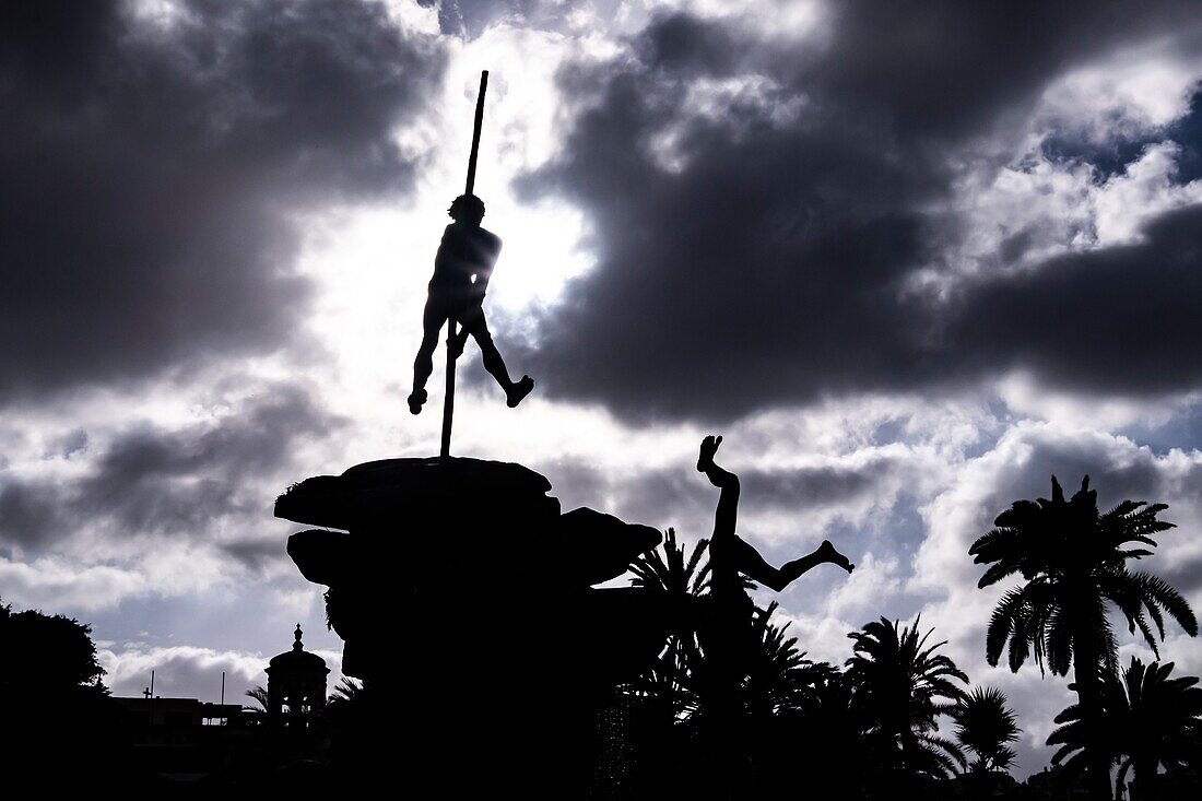 Guanche Monument in Las Palmas de Gran Canaria.