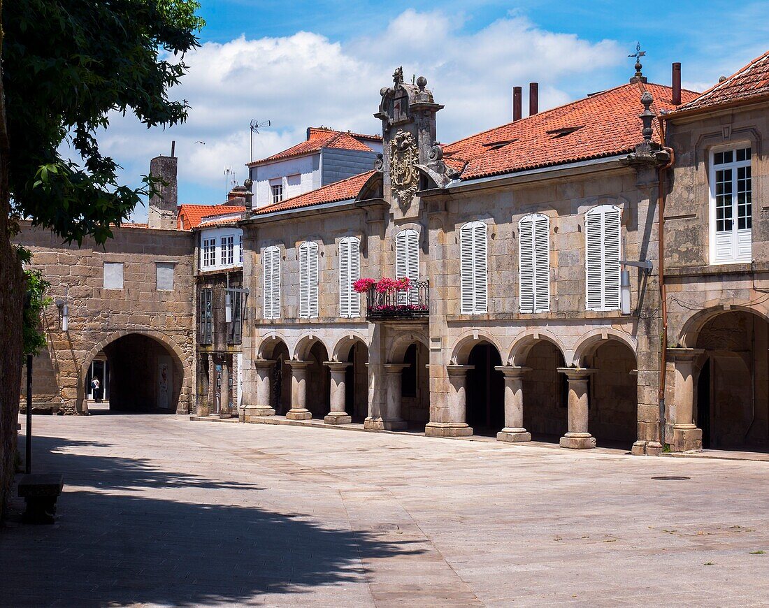 Plaza da Pedreira. Pontevedra. Galicia. Espana.