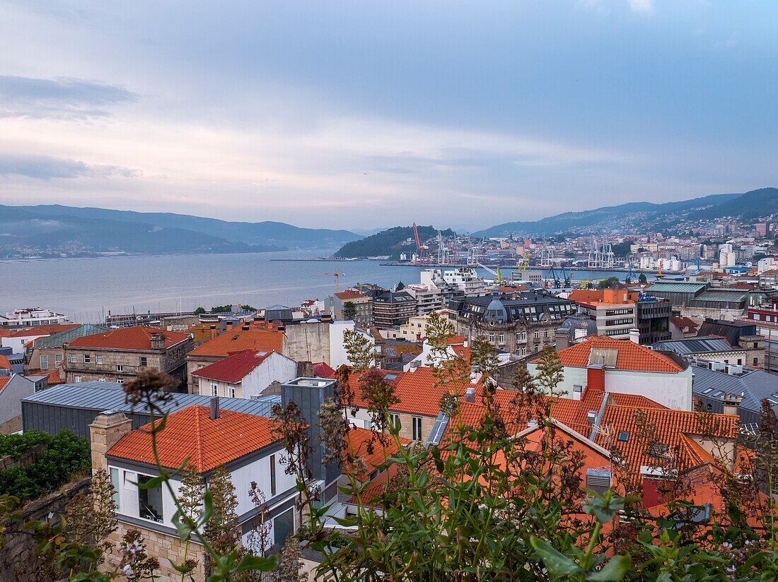 Ria de Vigo. Pontevedra. Galicia. Espana.