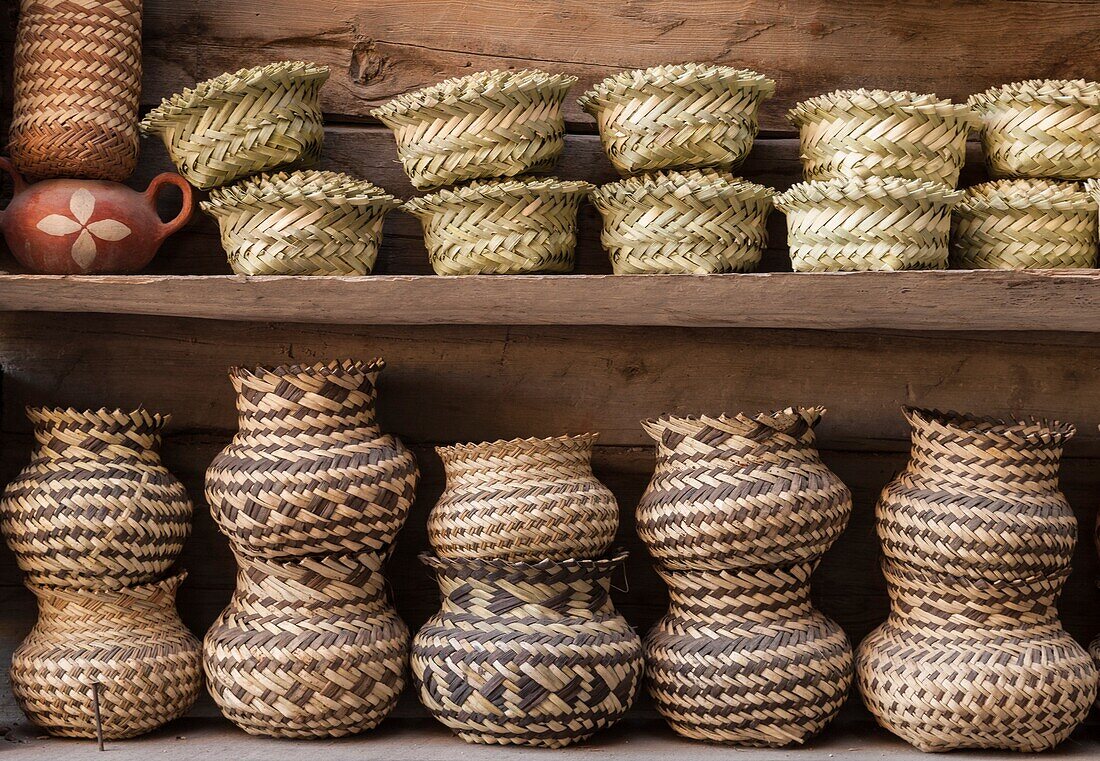"Tarahumara woven baskets; Copper Canyon,Chihuahua,Mexico."
