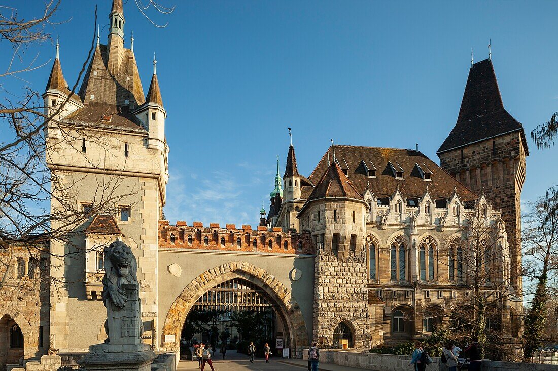 Vajdahunyad Castle in Budapest,Hungary.
