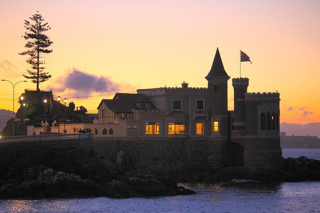 Chile, Vina del Mar, Schloss Wulff, historisches Denkmal.