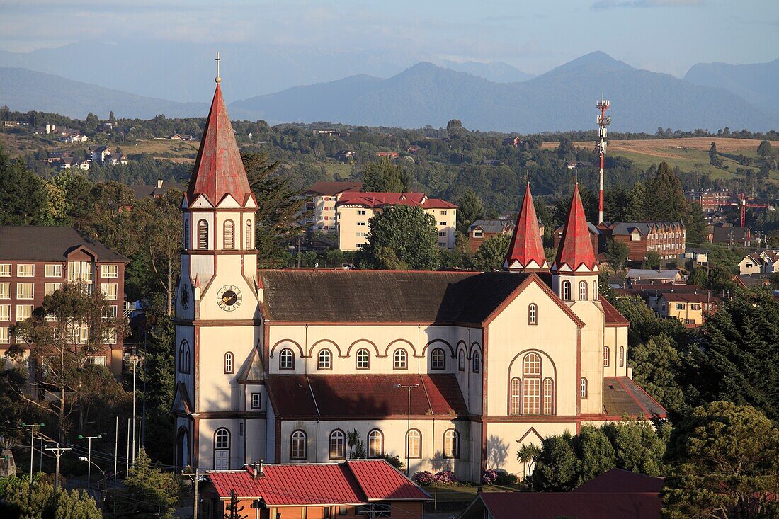 Chile,Lake District,Puerto Varas,Catholic Church,.