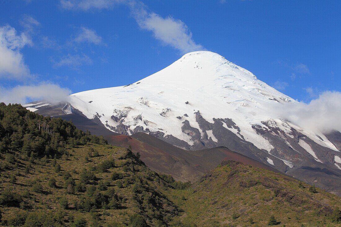 Chile, Lake District, Vulkan Osorno.