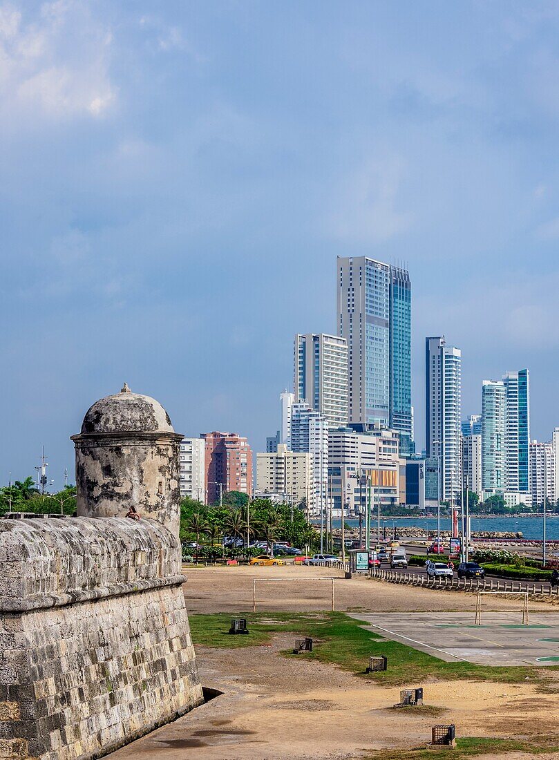Alte Stadtmauern, Cartagena, Abteilung Bolivar, Kolumbien.