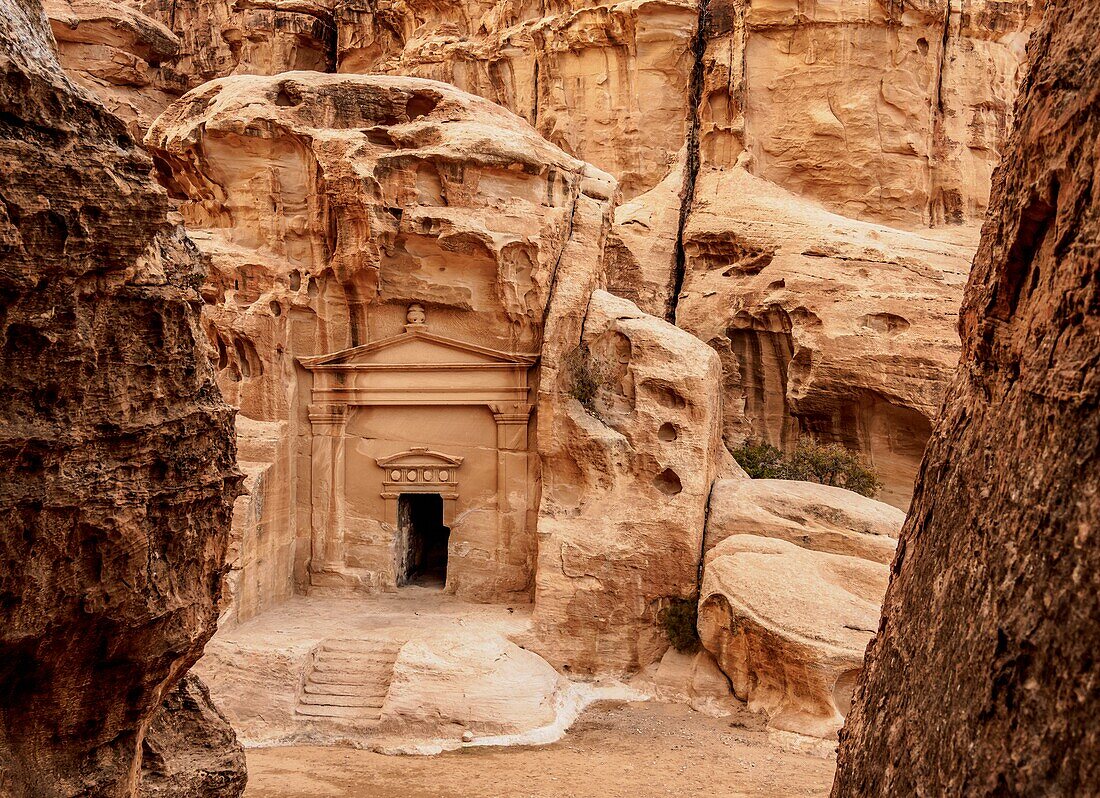 Little Petra, Siq al-Barid, Gouvernement Ma'an, Jordanien.
