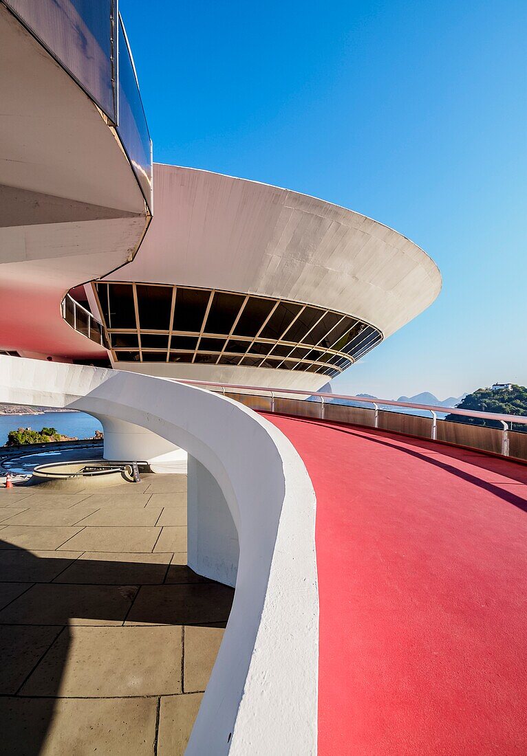 Niteroi Contemporary Art Museum MAC, Niteroi, Bundesstaat Rio de Janeiro, Brasilien.
