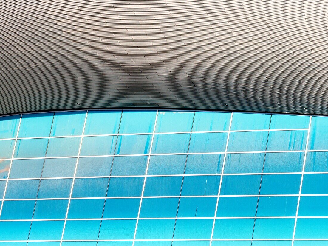 London Aquatics Centre at the Queen Elizabeth Olympic Park in Stratford - East London,England.