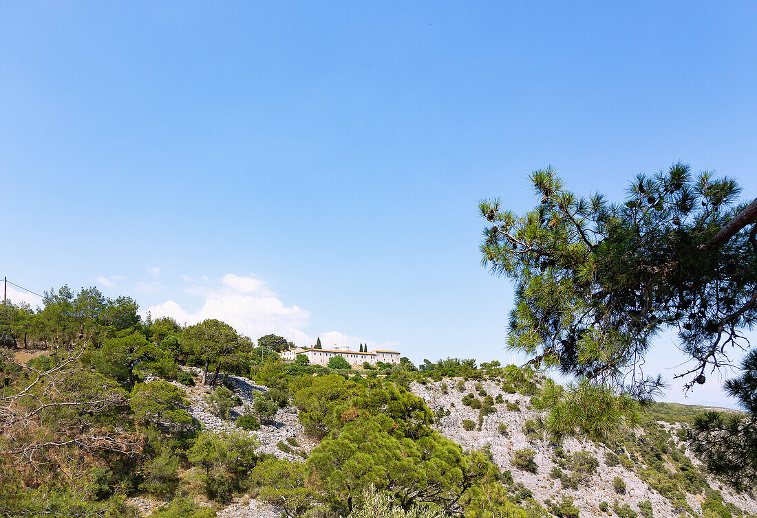 Kloster Moni Zoodochou Pigis im Osten der Insel Samos in Griechenland