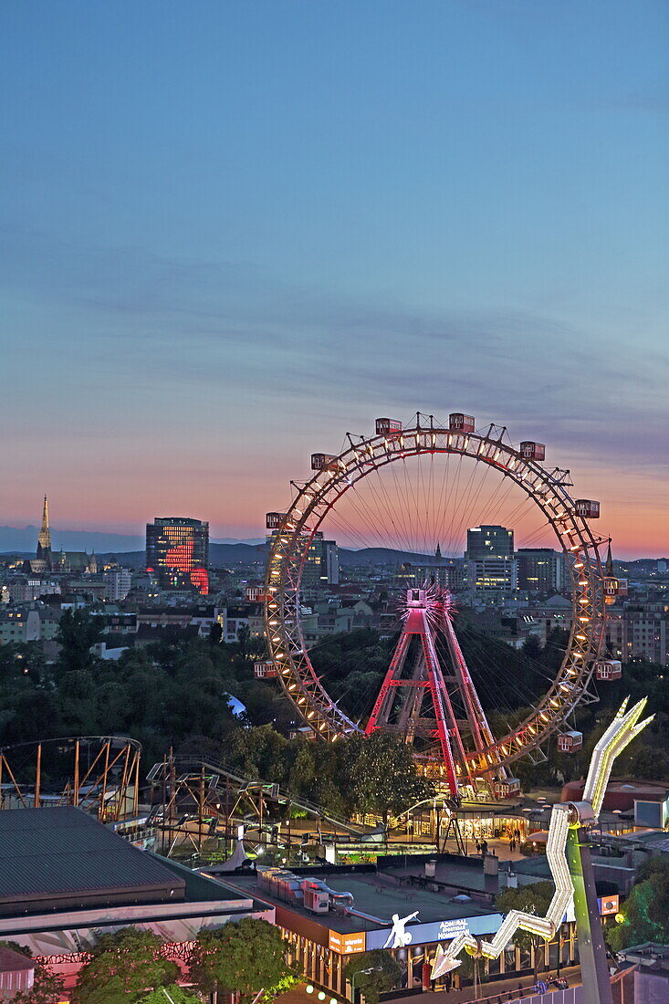 Ferris wheel of the Prater, Vienna, Austria