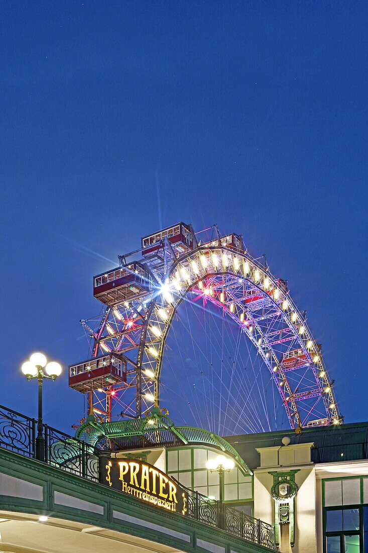 Ferris wheel of the Prater, Vienna, Austria