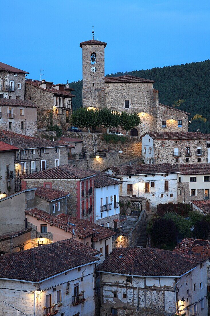 Villoslada de Cameros in the Sierra Cebollera. La Rioja.