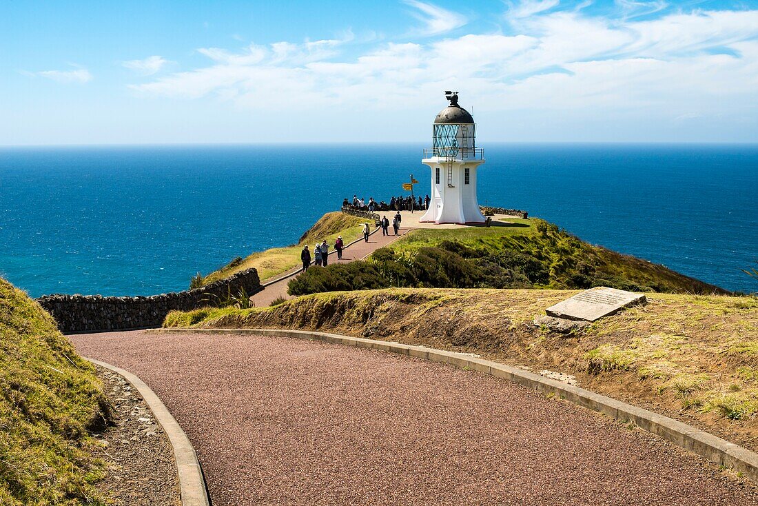 Lighthouse at Cape Reinga,Northland,New Zealand.