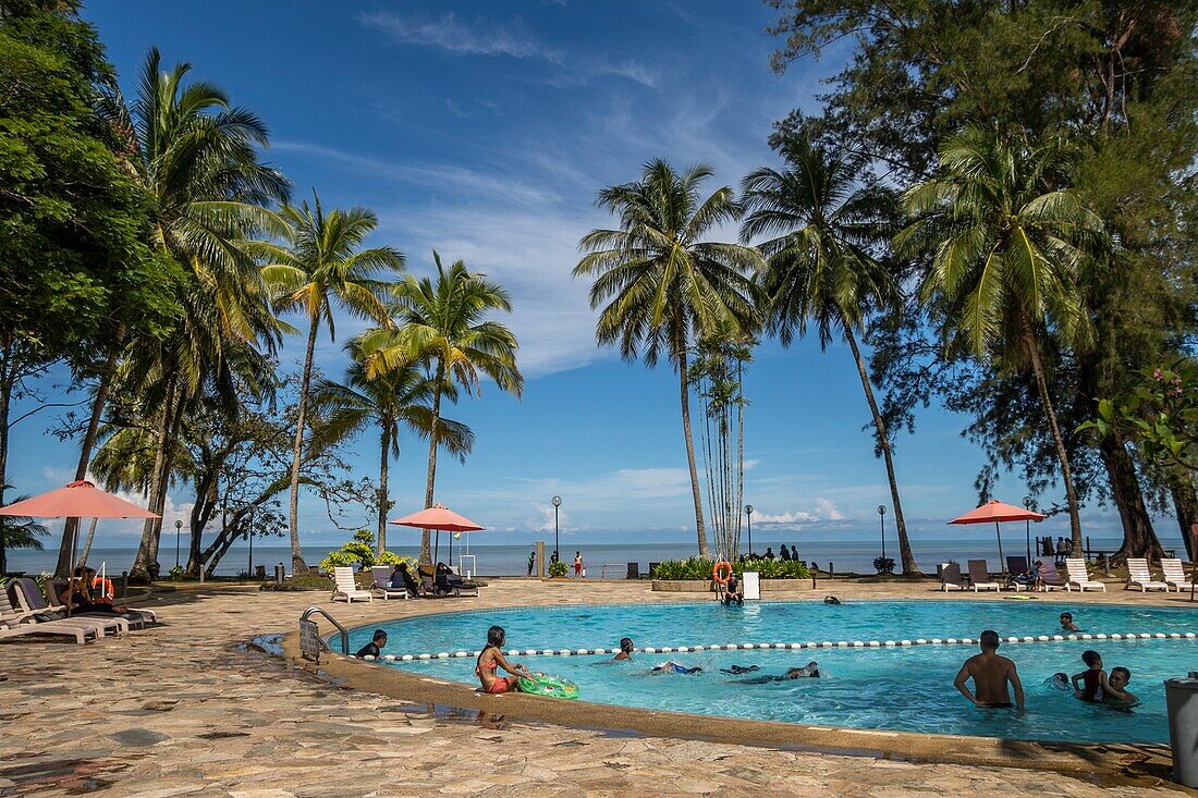 Schwimmbad Damai Beach Resort, Damai, Sarawak, Malaysia