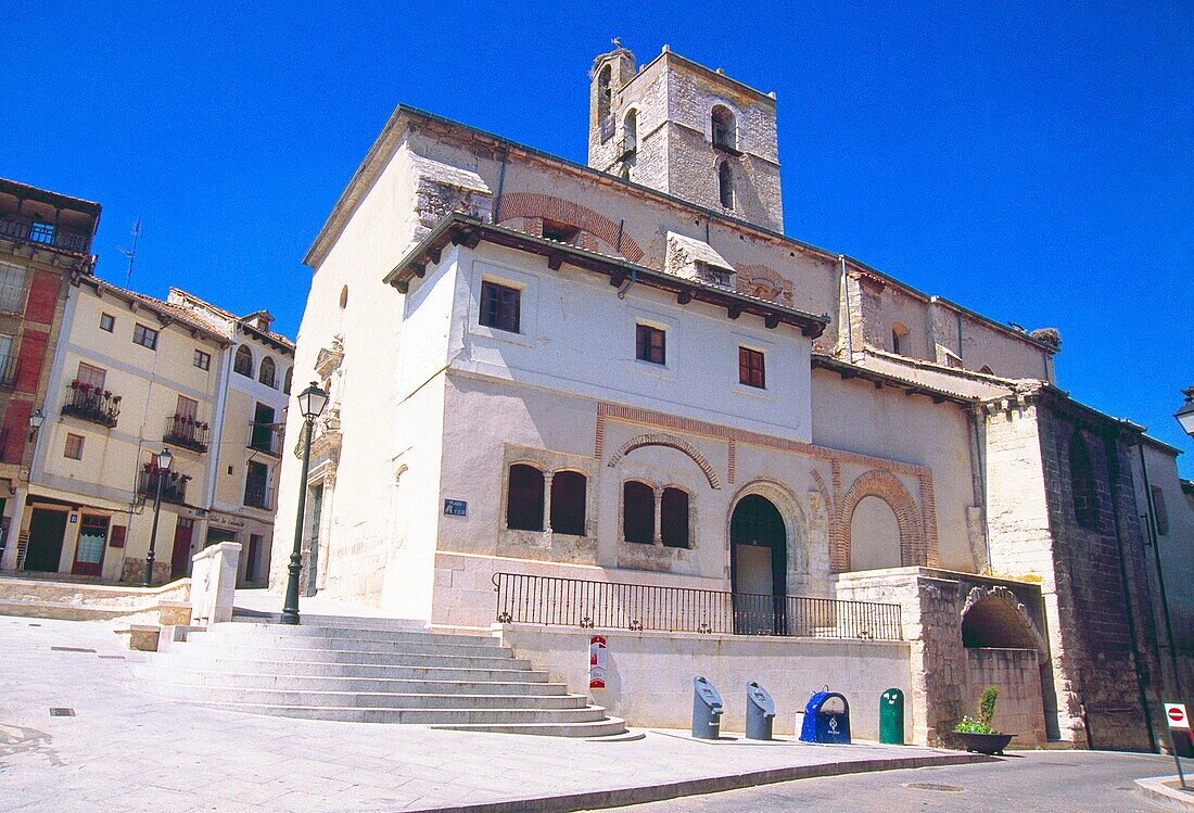 Kirche San Miguel. Cuellar, Provinz Segovia, Castilla Leon, Spanien.