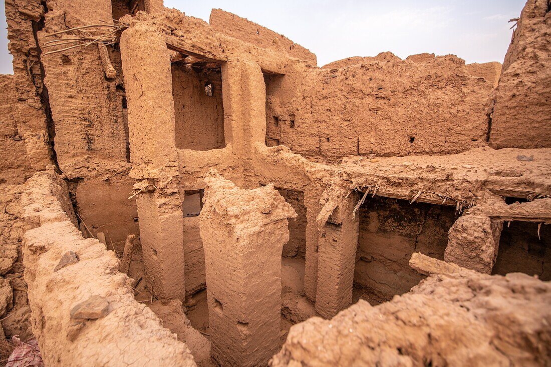 Verlassene Ruinen von Foum Zguid, Marokko.