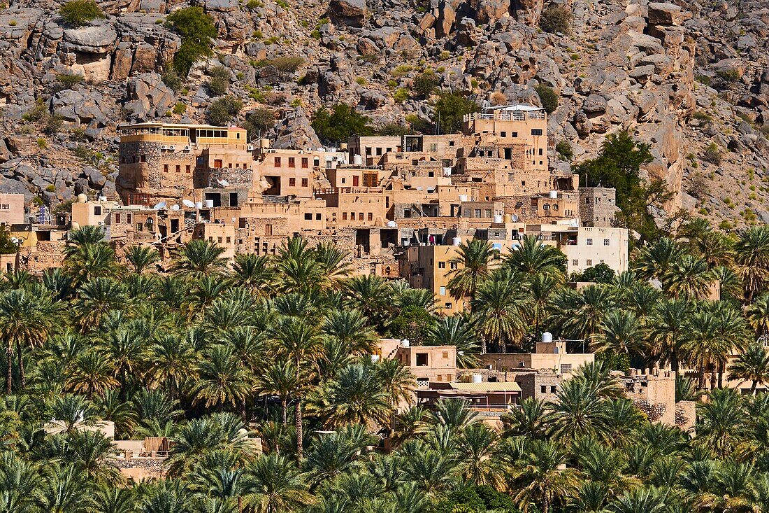 Sultanate of Oman,Ad-Dakhiliyah Region,village of Misfat al Abriyyin.
