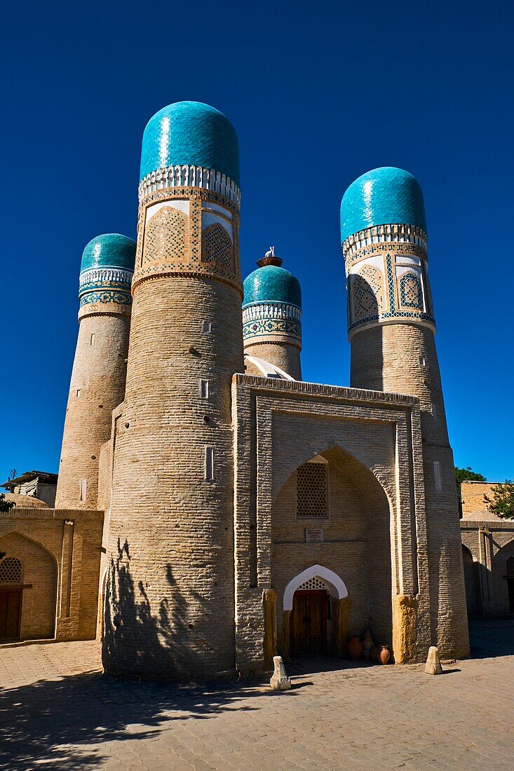 Usbekistan, Buchara, UNESCO-Welterbe, Chor-Minor-Moschee.