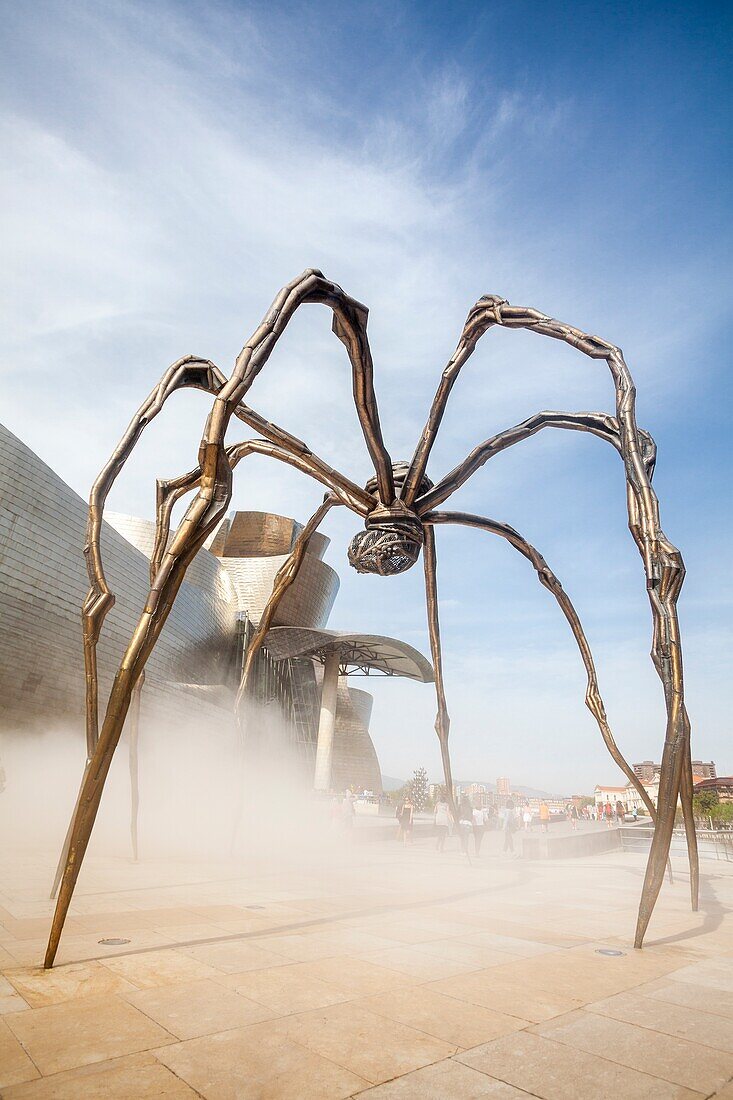 Maman sculpture in Guggenheim Museum,Bilbao,Spain.