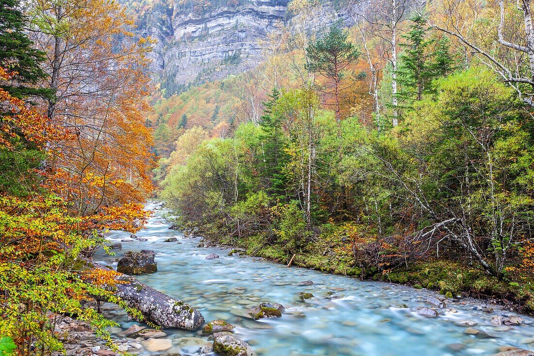 Ordesa-Tal, Nationalpark von Ordesa und Monte Perdido, Huesca, Spanien.