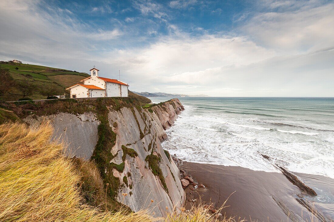 Einsiedelei San Telmo, Zumaia, Guipuzcoa, Spanien.