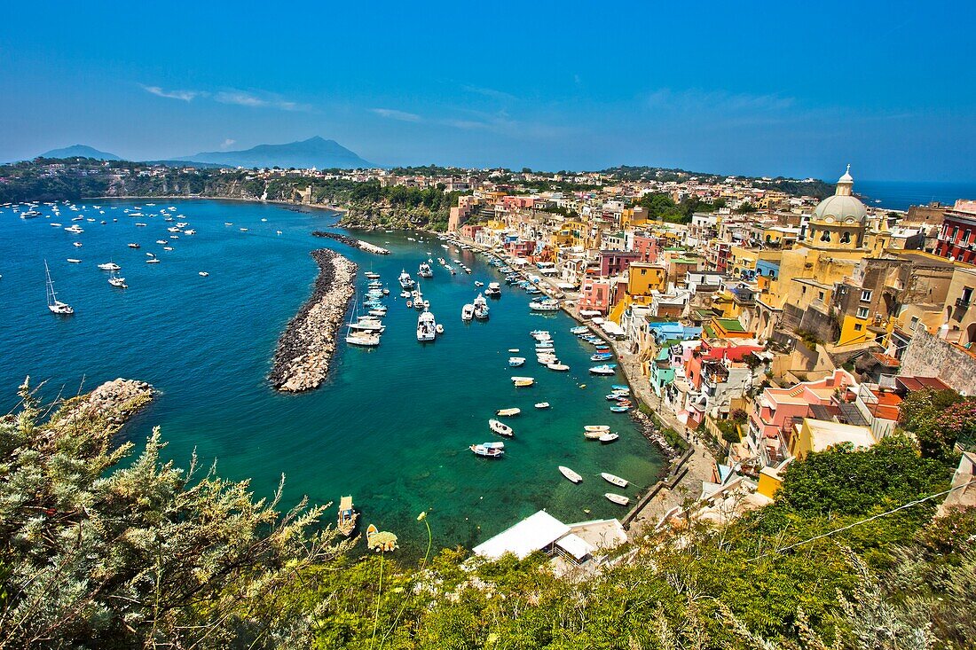 Procida,Phlegraean Islands,Gulf of Naples,Bay of Naples,Italy,Europe.