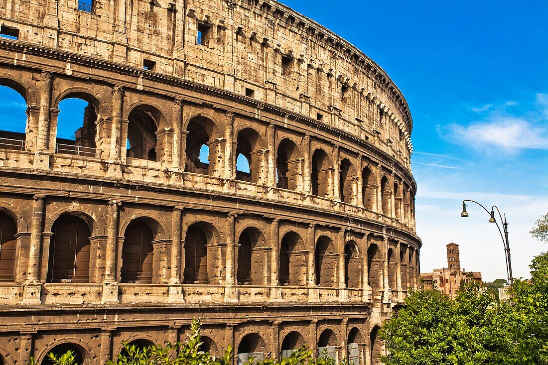 Kolosseum, Flavianisches Amphitheater, Rom, Latium, Italien, Europa.